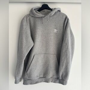 MEN’s adidas original in Heather Gray Pullover Hoodie